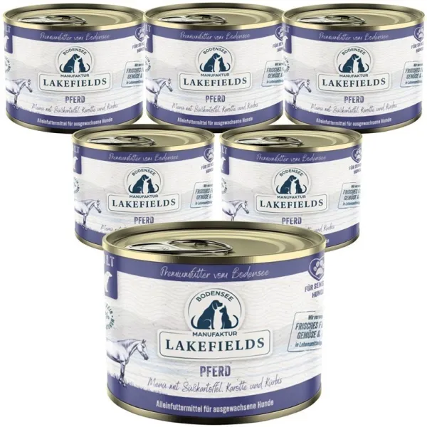 Nassfutter-Menü Pferd Pferd mit Süßkartoffeln, Karotte und Kürbis